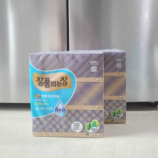 잘풀리는집 부드러운 모이스처 보습 미용 티슈 230매 — 5점을 준 리뷰어가 2020년 9월 올린 사용 사진