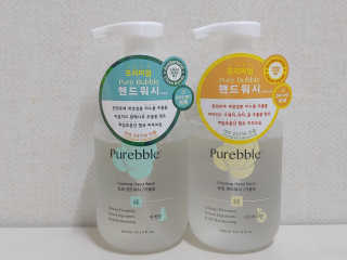 Purebble 당김없이 속촉촉_퓨어블 핸드워시 3종 [랜덤발송] — 5점을 준 리뷰어가 2020년 7월 올린 사용 사진