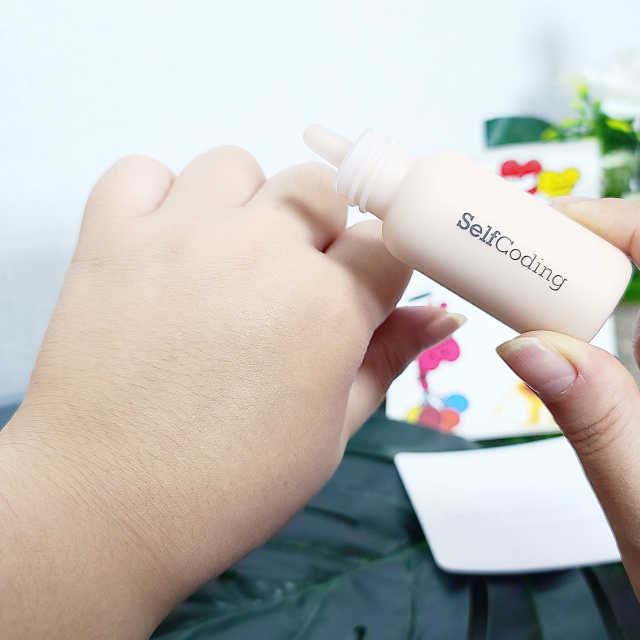 셀프코딩 네버비더세임 리퀴드 파운데이션 리뷰 사진