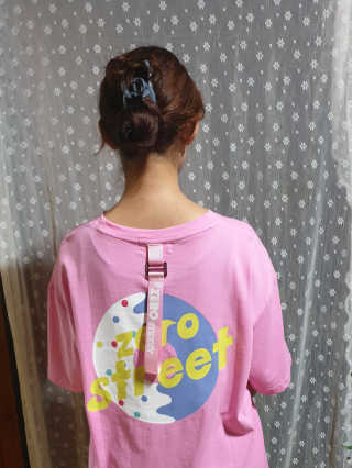 제로스트릿 ZERO STREET - BACK DONUT T-SHIRT 7 COLOR — 4.5점을 준 리뷰어가 2020년 7월 올린 사용 사진