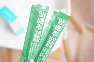 조은약초 국산 양배추즙 양배추 브로콜리 젤리 15포 x 1박스 — 5점을 준 리뷰어가 2020년 8월 올린 사용 사진