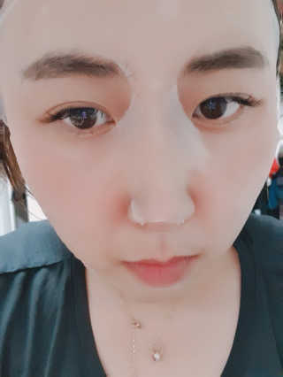 스와니코코 더 순한 연꽃 마스크 10매 — 5점을 준 리뷰어가 2020년 10월 올린 사용 사진