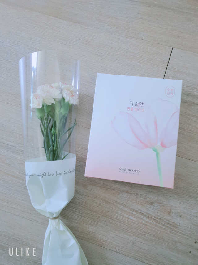 스와니코코 더 순한 연꽃 마스크 10매 리뷰 사진