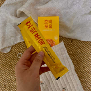 조은약초 국산 늙은 호박즙 호박쪼옥 젤리 20g x 15포 — 5점을 준 리뷰어가 2020년 7월 올린 사용 사진