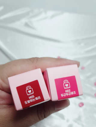 [블랙루즈] 컬러 락 하트 틴트 1+1 — 5점을 준 리뷰어가 2020년 7월 올린 사용 사진