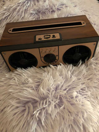 SEVIZ RETRO20W 레트로 블루투스 스피커 — 5점을 준 리뷰어가 2020년 7월 올린 사용 사진