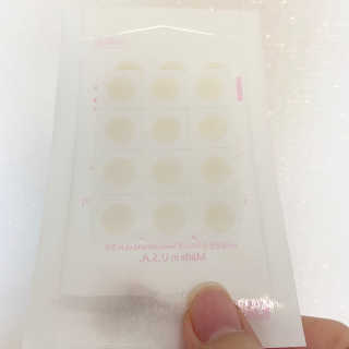 엘라밴드 하이드로 도트 스팟패치 12mm, 10mm — 5점을 준 리뷰어가 2020년 9월 올린 사용 사진