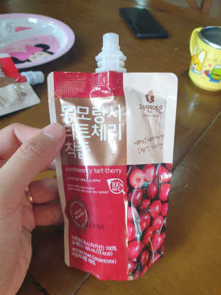 자연에온 몽모랑시 타트체리 착즙 100mL 10개입 2BOX — 5점을 준 리뷰어가 2020년 10월 올린 사용 사진