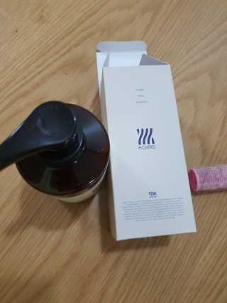 에이처드 유산균 탈모 샴푸 500ml — 5점을 준 리뷰어가 2020년 9월 올린 사용 사진