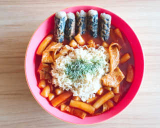 화곡미담 옛날 떡볶이 — 5점을 준 리뷰어가 2020년 4월 올린 사용 사진