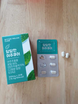 조은약초 국산 당당한 여주큐어 550mg x 30정 x 1박스 — 5점을 준 리뷰어가 2020년 7월 올린 사용 사진