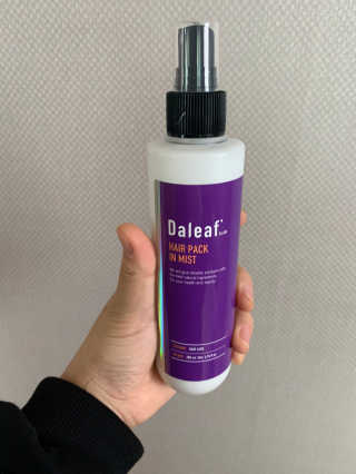 달리프 글램 헤어팩 인미스트 200ml — 5점을 준 리뷰어가 2020년 10월 올린 사용 사진