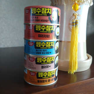 동원참치 펭수참치 — 5점을 준 리뷰어가 2020년 7월 올린 사용 사진