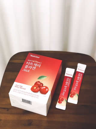 뉴틴 타트체리 콜라겐 스틱 20g X 30포 — 3.5점을 준 리뷰어가 2020년 8월 올린 사용 사진