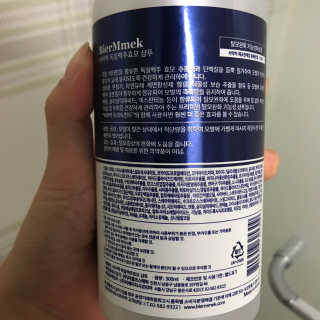 비어멕 독일맥주효모 천연탈모샴푸 — 4점을 준 리뷰어가 2020년 12월 올린 사용 사진