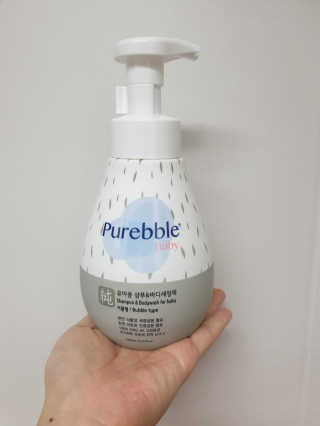 Purebble [퓨어블] 베이비 샴푸/바디워시 500ml — 5점을 준 리뷰어가 2020년 8월 올린 사용 사진
