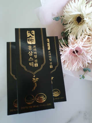 헬스업_천명진프리미엄홍삼스틱_10ml x 30포 — 5점을 준 리뷰어가 2020년 11월 올린 사용 사진
