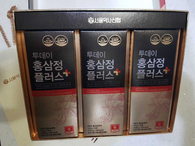 서울약사신협_투데이홍삼정플러스스틱_10g x 30포 리뷰 사진