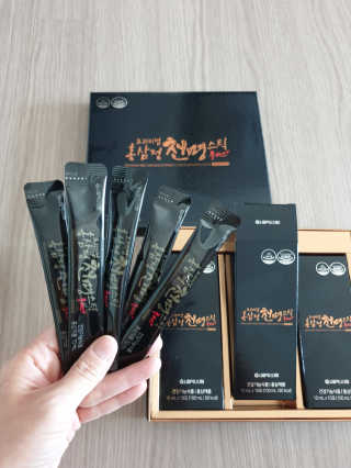 서울약사신협 약사신협_천명플러스스틱_10mlx30포 — 5점을 준 리뷰어가 2020년 9월 올린 사용 사진
