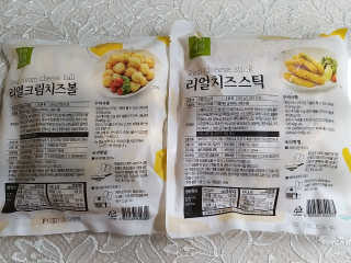 가치식탁 리얼치즈스틱, 리얼크림치즈볼 — 5점을 준 리뷰어가 2020년 8월 올린 사용 사진