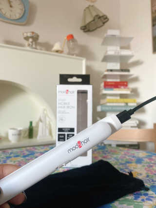 모즈헤어 휴대용 미니 고데기 — 5점을 준 리뷰어가 2020년 10월 올린 사용 사진