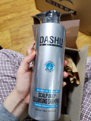 다슈코리아 다슈 데일리 두피 딥 클렌징 샴푸 500ml — 5점을 준 리뷰어가 2020년 10월 올린 사용 사진