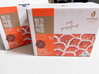 자연에온 핑크 자몽 착즙 100mL 10개입 2BOX — 5점을 준 리뷰어가 2020년 11월 올린 사용 사진