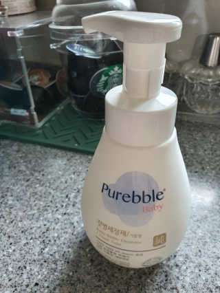Purebble [퓨어블] 베이비 젖병세정제 500ml — 5점을 준 리뷰어가 2020년 8월 올린 사용 사진