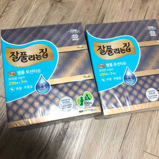 잘풀리는집 부드러운 모이스처 보습 미용 티슈 230매 — 5점을 준 리뷰어가 2020년 9월 올린 사용 사진