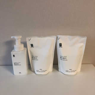 [생활공작소]핸드워시 용기 500ml 1개+리필 400ml 2개 — 5점을 준 리뷰어가 2020년 8월 올린 사용 사진