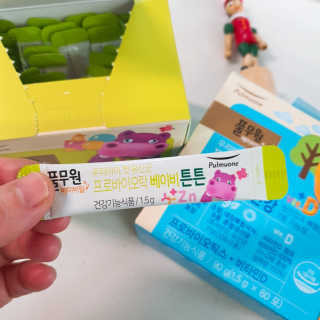 [풀무원베이비밀] 프로바이오락 베이비 유산균 SET — 5점을 준 리뷰어가 2020년 12월 올린 사용 사진
