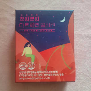 서울약사신협_쁘띠쁘띠타트체리콜라겐_20g x 14포 — 5점을 준 리뷰어가 2020년 12월 올린 사용 사진