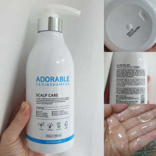 순수연구소 탈모증상완화 어도러블 여인 샴푸 500ml — 5점을 준 리뷰어가 2020년 4월 올린 사용 사진