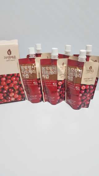 자연에온 몽모랑시 타트체리 착즙 100mL 10개입 2BOX — 5점을 준 리뷰어가 2020년 10월 올린 사용 사진