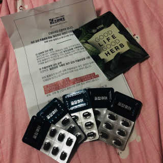 조은약초 꿀잠큐어 제주 감태추출물 감태정 600mg — 5점을 준 리뷰어가 2020년 6월 올린 사용 사진