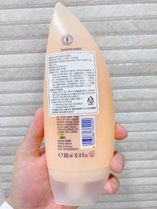 알게마린 해피피치 샤워젤 — 5점을 준 리뷰어가 2020년 7월 올린 사용 사진