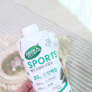 셀렉스스포츠 셀렉스 스포츠 드링크 초콜릿 _ 330ml x 12팩 — 5점을 준 리뷰어가 2020년 10월 올린 사용 사진
