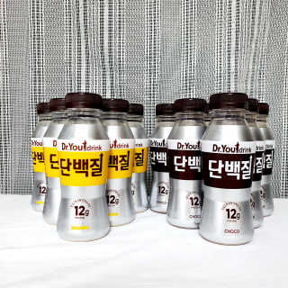 닥터유드링크 단백질 초코맛 and 바나나맛 — 5점을 준 리뷰어가 2020년 8월 올린 사용 사진