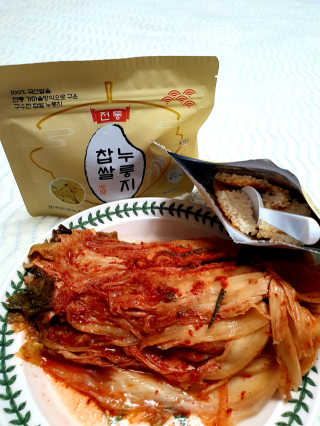[꾸콤] 참참 전통 찹쌀 누룽지 일주일세트 60g x 5 — 4.5점을 준 리뷰어가 2020년 11월 올린 사용 사진