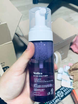 웰리카_V CARE 웰리카 락토 리프레싱 이너클렌저 — 5점을 준 리뷰어가 2020년 11월 올린 사용 사진