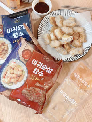 아이를 위한 건강한 간식 - 아라선 아귀 순살 탕수 — 5점을 준 리뷰어가 2020년 5월 올린 사용 사진