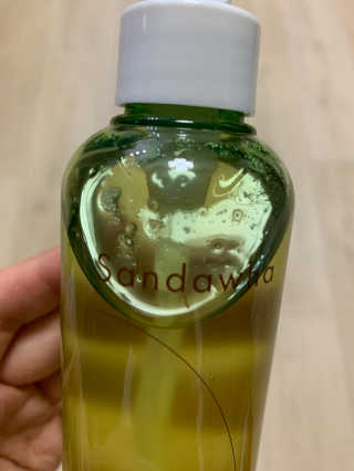 스킨큐어 산다화 순한 클렌징 동백 오일 200ml — 5점을 준 리뷰어가 2020년 5월 올린 사용 사진