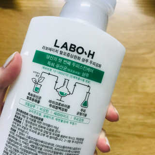 라보에이치 프로바이오틱스 탈모증상완화 샴푸 — 4점을 준 리뷰어가 2020년 11월 올린 사용 사진