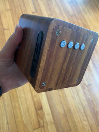 SEVIZ MINI10W 레트로 블루투스 스피커 — 5점을 준 리뷰어가 2020년 9월 올린 사용 사진