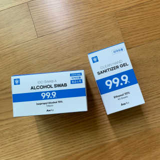 어웨이크어슬립 [AWAS] 알콜스왑 100매 + 세니타이저겔 50매 위생세트 — 4점을 준 리뷰어가 2020년 6월 올린 사용 사진