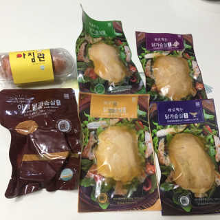 바로 먹는 아침 실온보관 닭가슴살 6종 — 5점을 준 리뷰어가 2020년 9월 올린 사용 사진