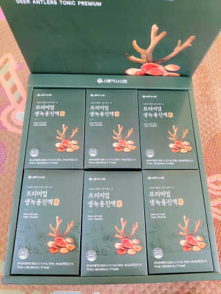 서울약사신협 약사신협_생녹용 진액_70ml x 30포 — 5점을 준 리뷰어가 2020년 9월 올린 사용 사진