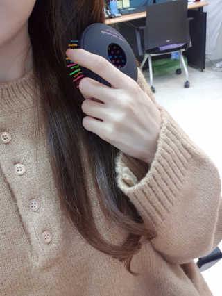 아이캔디 레인보우 볼륨S  브러쉬 컴팩트 블랙 — 5점을 준 리뷰어가 2020년 11월 올린 사용 사진
