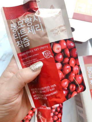 자연에온 몽모랑시 타트체리 착즙 100mL 10개입 2BOX — 5점을 준 리뷰어가 2020년 10월 올린 사용 사진
