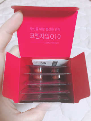 건강한약속 바른 바른 코엔자임Q10 — 5점을 준 리뷰어가 2020년 5월 올린 사용 사진